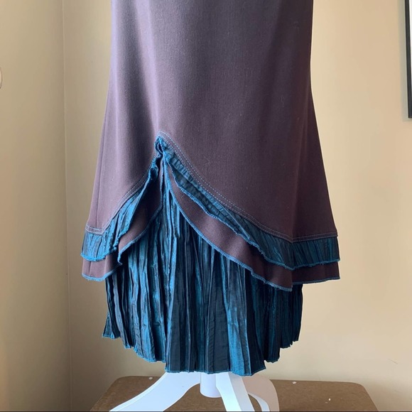 VEX 50's Peplum Blazer Layered Skirt Suit Set size 8 Victorian Steampunk - Picture 16 of 16